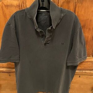Lacoste Men's Charcoal Polo Shirt